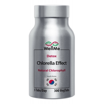 Витамины WellMe Chlorella Effect 200 мг 300 таблеток