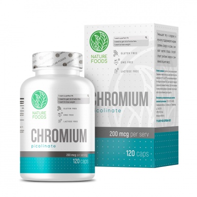 Витамины Nature Foods Chromium Picolinate 200 мкг 120 капсул
