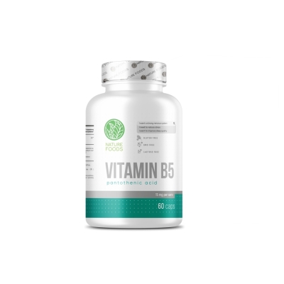 Витамины Nature Foods Vitamin B5 60 капсул