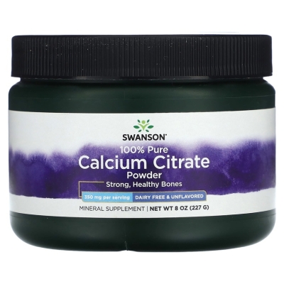 Витамины Swanson Calcium Citrate Powder 227 гр