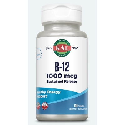 Витамины KAL B-12 Sustained Release 1000 мг 100 капсул
