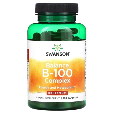 Витамины Swanson Balance B-100 Complex 100 капсул