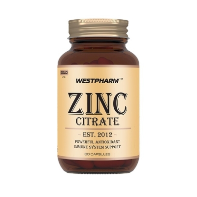 Витамины WestPharm Gold Line Zinс Citrate 30 мг 60 капсул