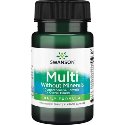 Витамины Swanson Multi without Minerals Daily Formula 30 капсул