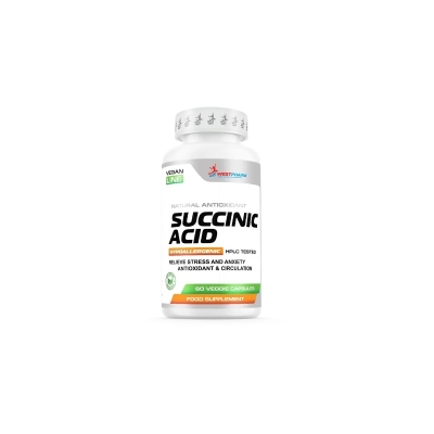 Витамины WestPharm Vegan Line Succinic Acid 250 мг 60 капсул