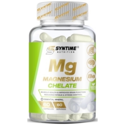Витамины Syntime Nutrition Magnesium Chelate 60 капсул