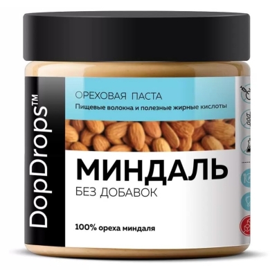 Паста DopDrops ореховая миндаль 500 гр