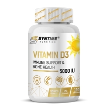 Витамин Syntime Nutrition Vitamin D3 5000 IU 120 капсул