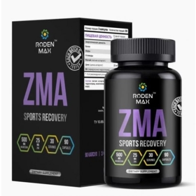 Тестобустер Roden Max ZMA Sports Recovery 90 капсул
