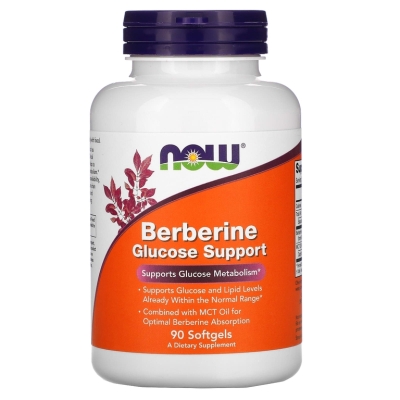 Специальный препарат NOW Berberine Glucose Support 90 капсул