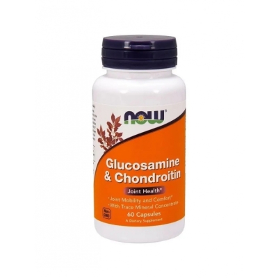 Хондропротектор NOW Glucosamine Chondroitin 60 капсул