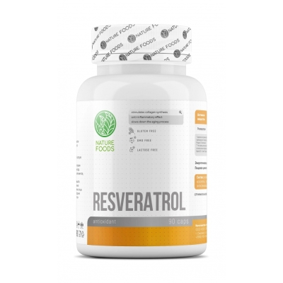 Антиоксидант Nature Foods Resveratrol 90 капсул