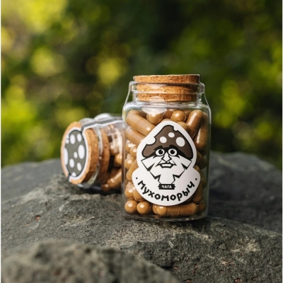 Специальный препарат Мухоморыч Экстракт Чаги 60 капсул