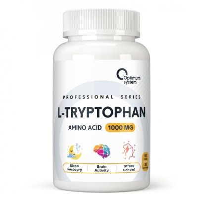 Аминокислота Optimum System L-Tryptophan 60 капсул