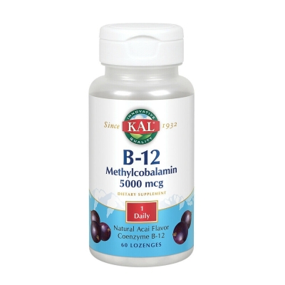 Витамины KAL Vitamin B-12 Methylcobalamin 5000 мкг 60 капсул