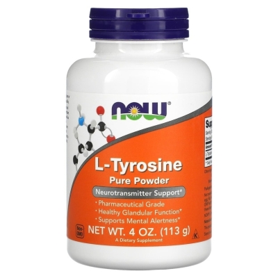 Аминокислота NOW L-Tyrosine Powder 113 гр