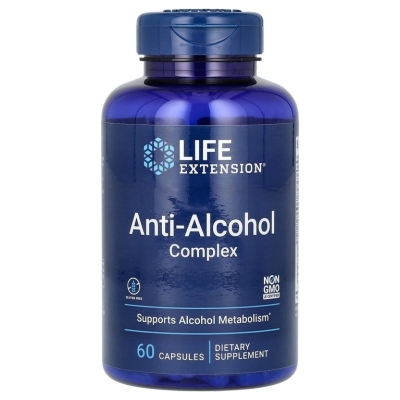 Витамины Life Extension Anti-Alcohol Complex 60 капсул
